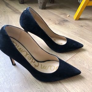 Sam Edelman Hazel black suede pumps 7.5